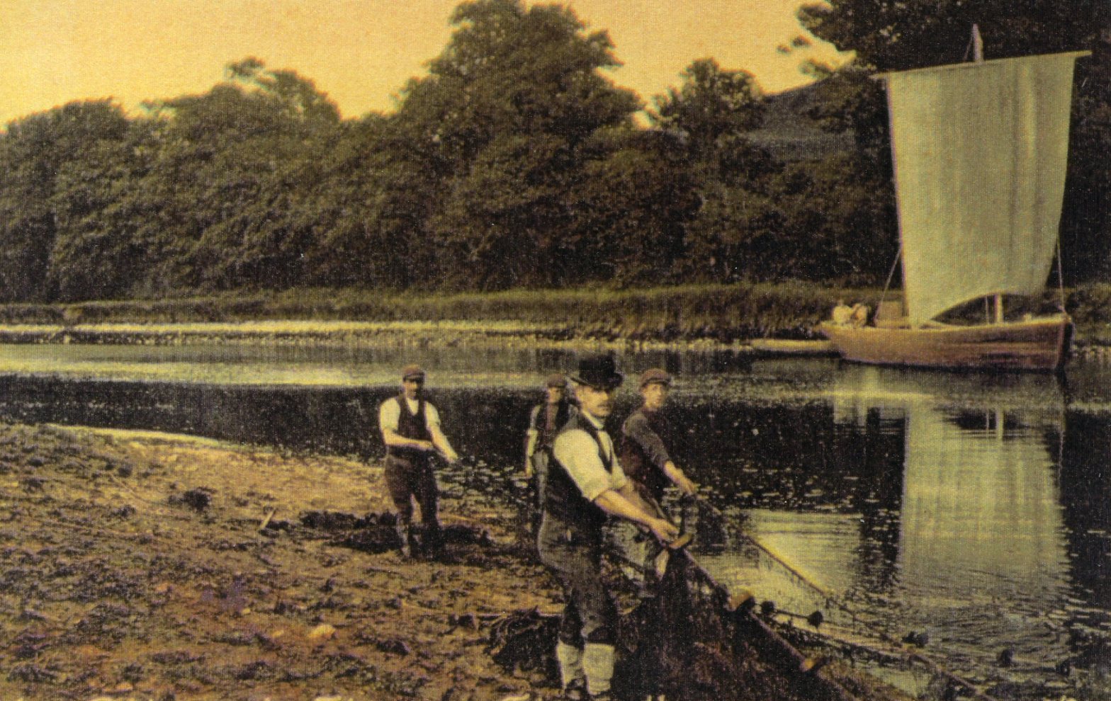 Salmon fishing on Teign
