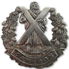 Queens Own Cameron Highlanders cap badge