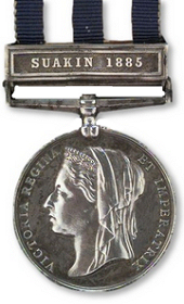 Egypt Medal with Suakin Clasp