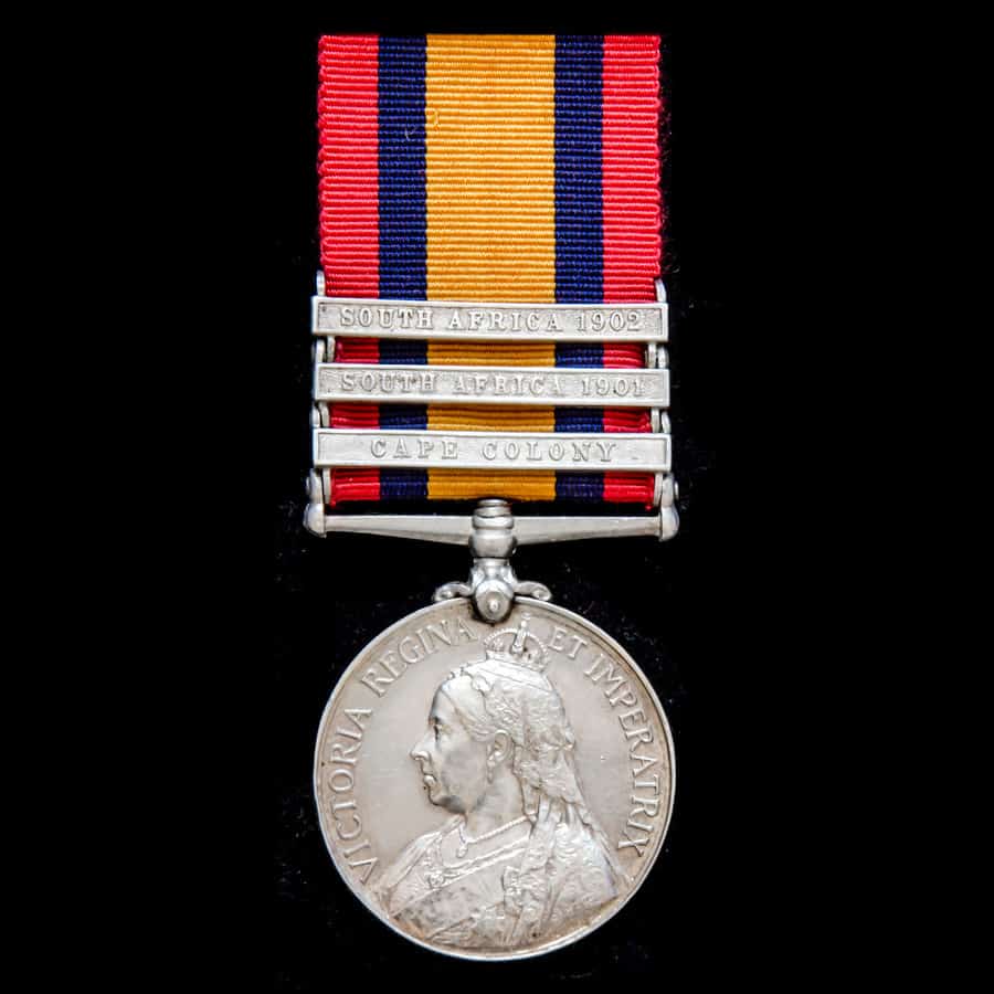Queen's Medal 3 clasps
