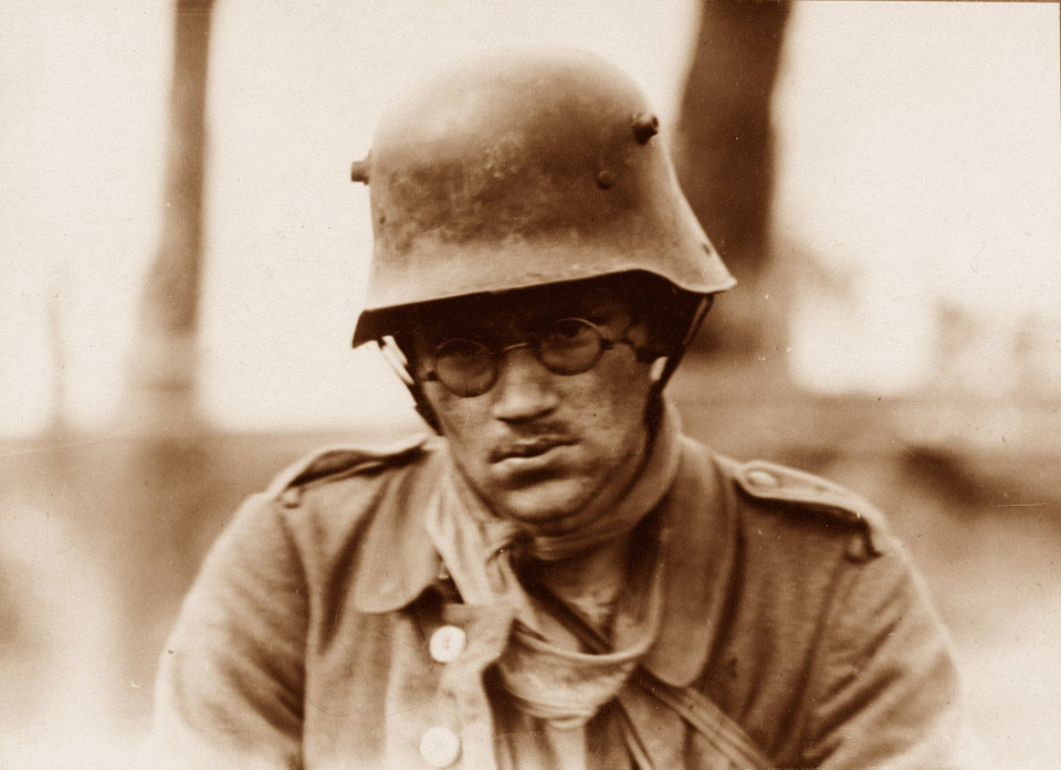 German prisoner of war captured during the Battle of Menin Ridge, 20 September 1917 - National Army Museum, Out of Copyright