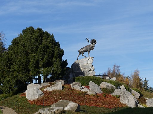 Mémorial terre neuvien de Beaumont Hamel La butte du caribou. Benîot [CC BY-SA 4.0 ]