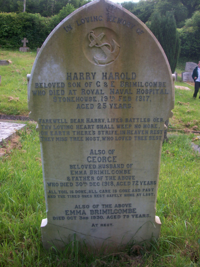 The Brimilcombe family Gravestone
