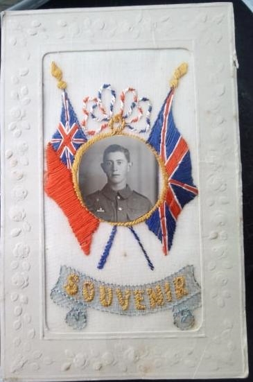 Alfred William Tremlett Souvenir War Card