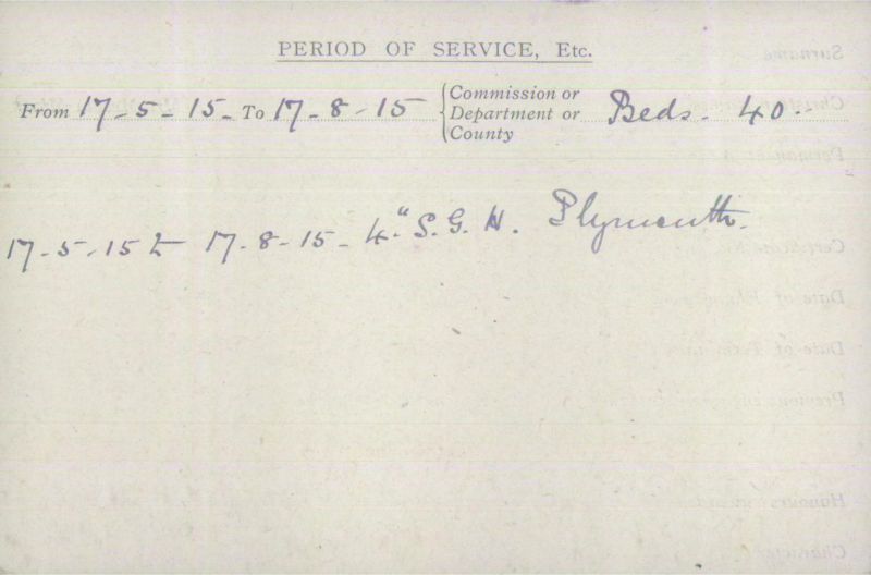 Voluntary Aid Detachment (VAD) Card. ©2018 British Red Cross (CC BY-NC 2.0 UK)